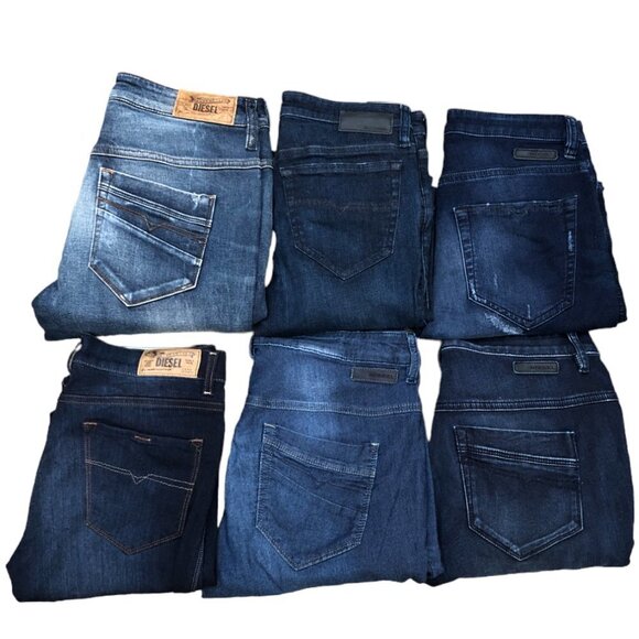Lot of 6 Diesel Jeans Size 26 - Picture 1 of 10